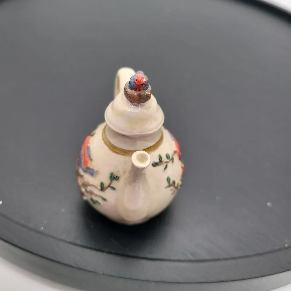 Burton & Burton Red Robin Miniature Teapot 3